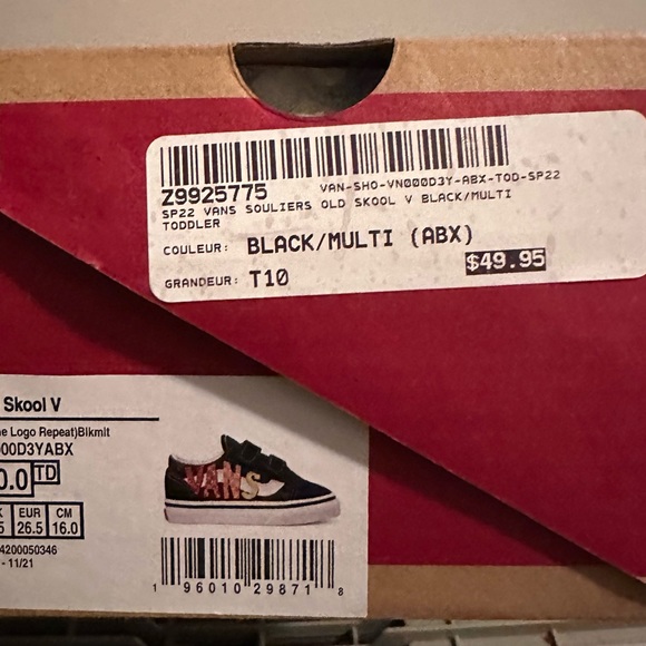 Van’s Shoes Toodle size 10 Brand new in the box - Picture 3 of 8